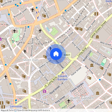 Shelton street, Covent Garden, WC2H