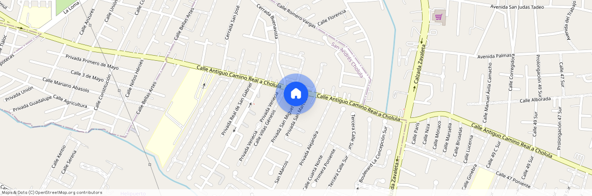 Paseo de la Escondida, Colonia Villa Escondida, C.P. 72176, Puebla