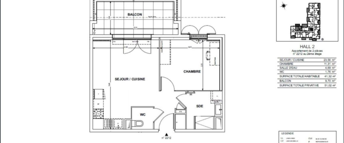 location Appartement T2 DE 41.32m² À COGOLIN - Photo 1