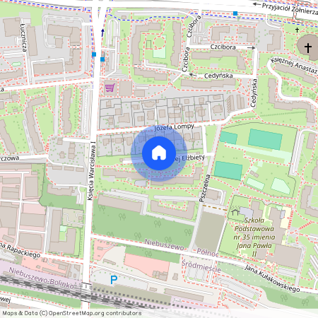 ul. Księżnej Elżbiety, Niebuszewo, Północ, Szczecin, zachodniopomorskie