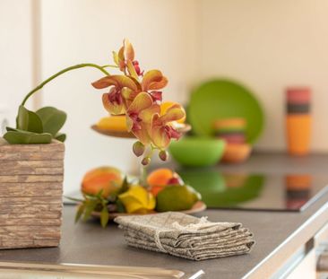 Effiziente 2-Zimmer-Dachgeschosswohnung mit Terrasse | Durchdachte ... - Foto 3