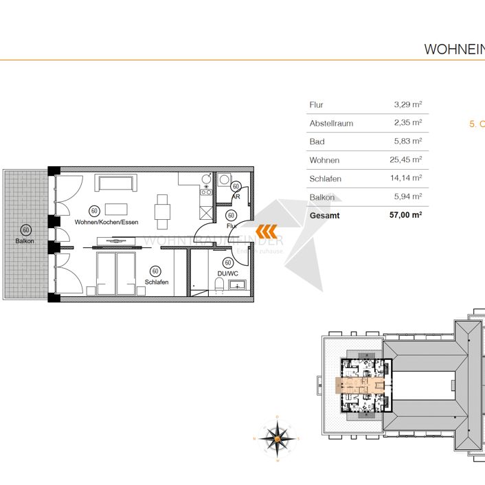 ++ Erstbezug ++ Tolle 2-Zimmer-Wohnung mit großem Balkon und Aufzug in Rabenstein - Photo 1