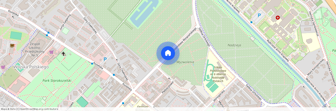 ul. Stanisława Wyspiańskiego, Wojska Polskiego, Gliwice, śląskie