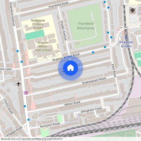 Cowper Road, West Ealing, Hanwell, W7 1EL, London