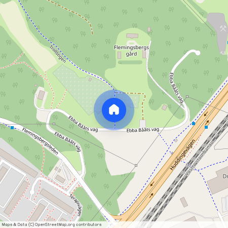 Ebba Bååts väg, Huddinge