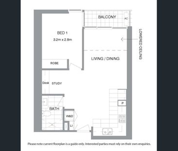 Unfurnished One Bedroom Plus Study! - Photo 2