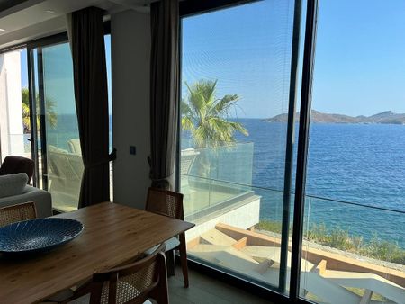 Moblerad lägenhet med havsutsikt i ett komplex i Bodrum Geris - Foto 3