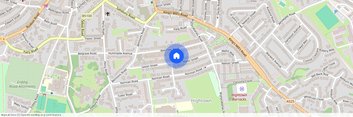 Saxon Street, Hightown, LL13