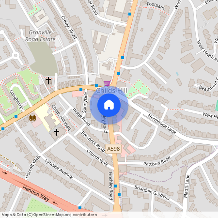 Finchley Road, Child's Hill, London, NW2