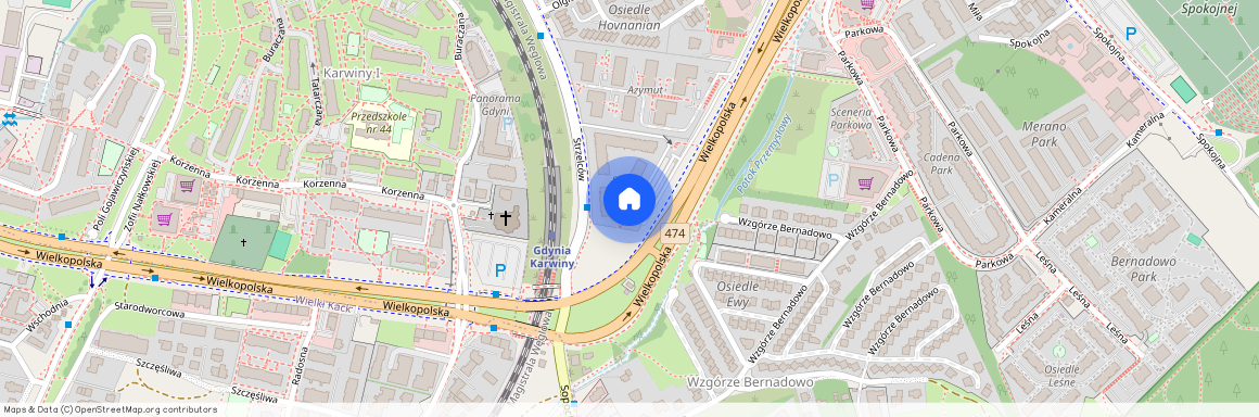 ul. Strzelców, Mały Kack, Gdynia, pomorskie