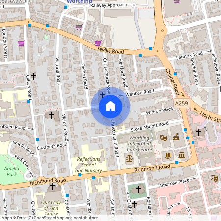 Christchurch Road, Worthing, BN11