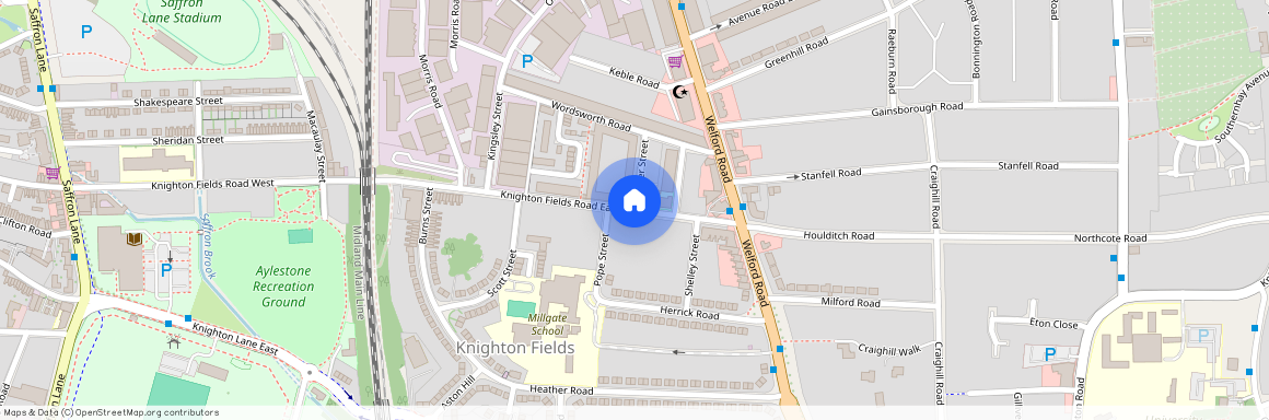 Cowper Street, Knighton Fields, Leicester, LE2