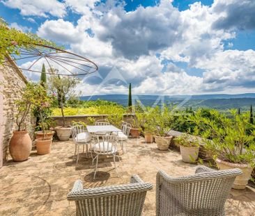 Luberon - Propriété d’exception avec vue et remarquable jardin - Photo 1