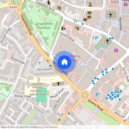 Chapelfield Gardens, Coburg Street, Norwich, Norfolk