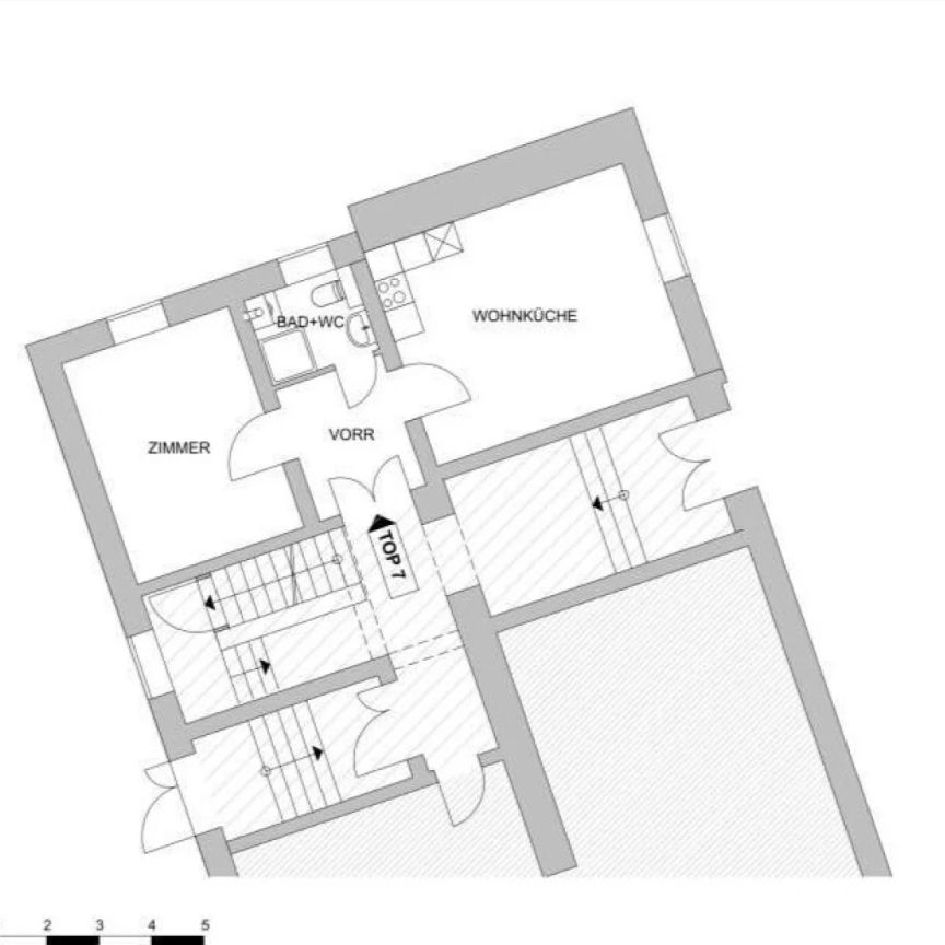 Charmante 2ZI im Altbau, ruhige Innenhoflage nahe Dietrichsteinplatz - Foto 1