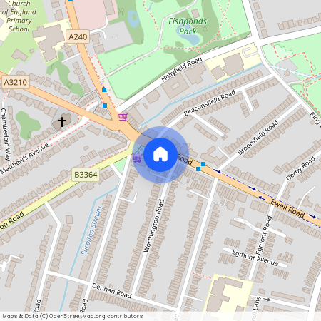 Ewell Road, Surbiton, KT6