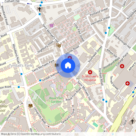 St. Michaels Hill, Bristol, BS2