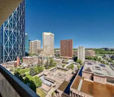 Modern 1-Bedroom Apartment in the Heart of Downtown | 1702 - 221 6 Ave SE, Calgary - Photo 1