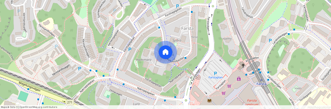 Molkomsbacken, Farsta