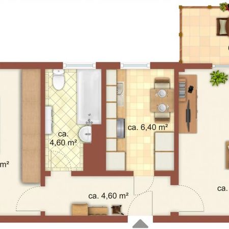 Tolle 2 Raum Wohnung mit Balkon! - Foto 4