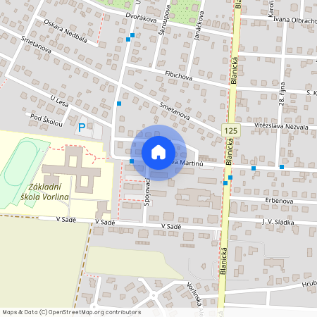 Bohuslava Martinů, Vlašim, okres Benešov