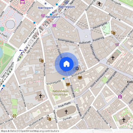 Fiolstræde 24, 3. th., Fiolstræde/Krystalgade, 1171 København K