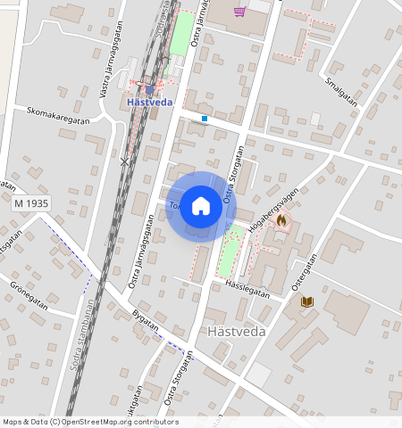 Torggatan, Hästveda