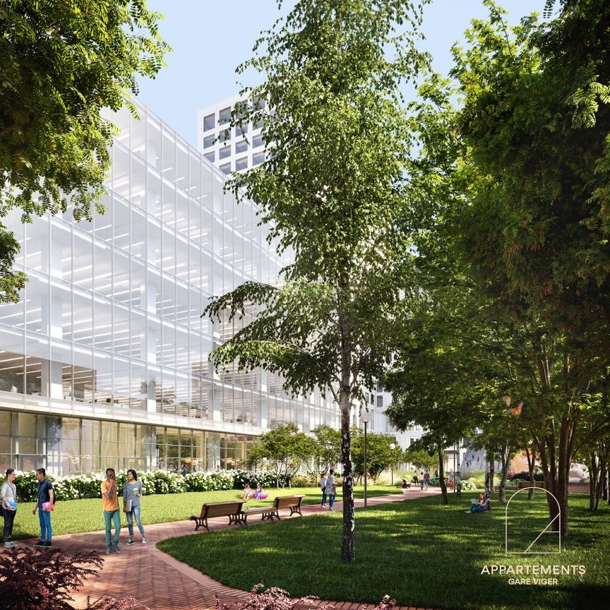 3 1/2 Dans Un Projet Locatif Moderne à Place Gare Viger - Photo 1