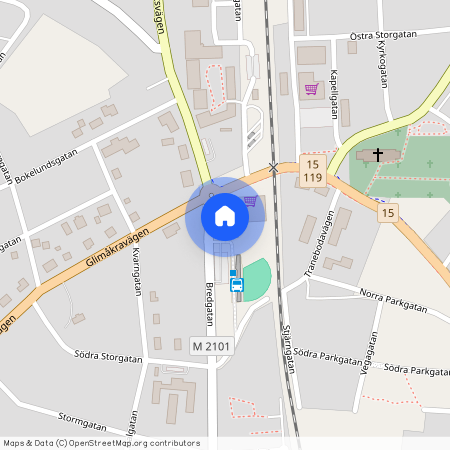 Lönsboda, Skåne, Osby, Byggmästaregatan 5 A