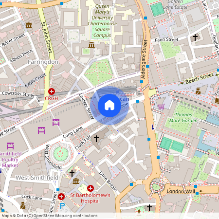 Long Lane, Farringdon, EC1A 9PN, London