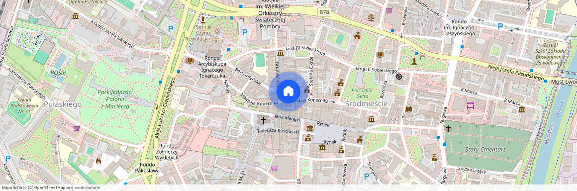 ul. Kręta, Śródmieście, Rzeszów, podkarpackie