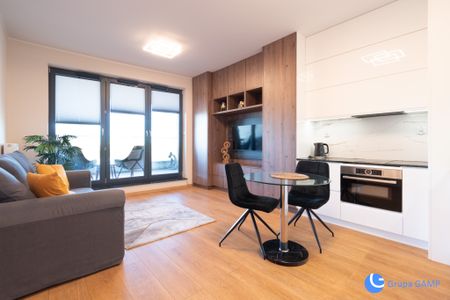 Wiślane Tarasy, Grzegórzki, kawalerka 28m2, balkon - Photo 4