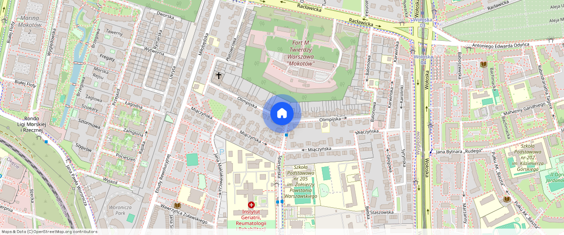 Warszawa, Mokotów, Wyględów, Olimpijska