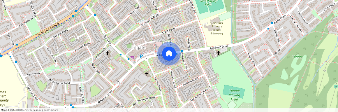 RH10 5DU, Crawley