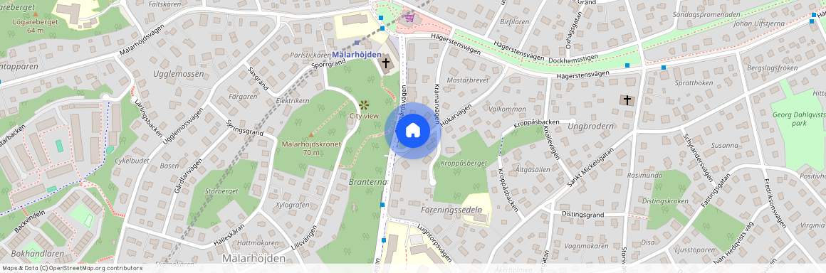 Hökarvägen, Hägersten