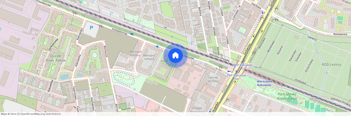 ul. Instalatorów, Raków, Włochy, Warszawa, mazowieckie