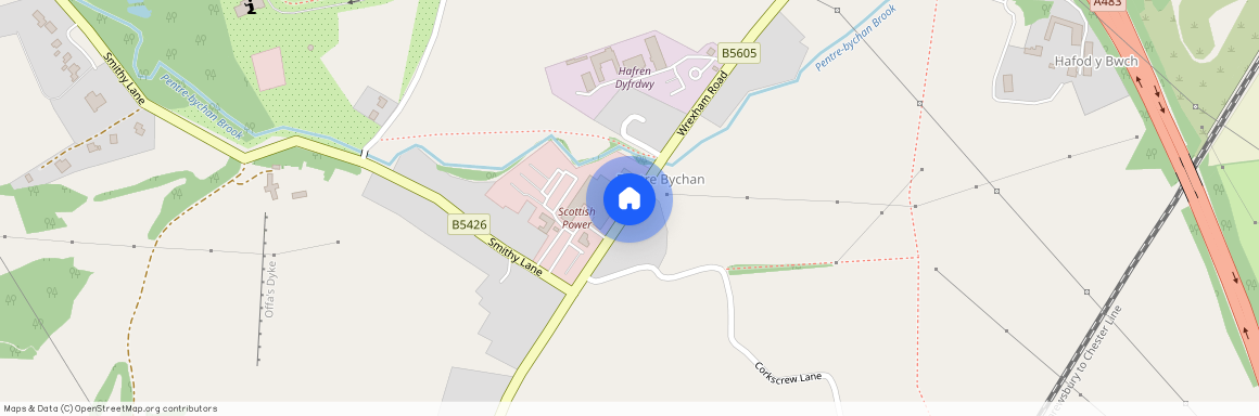 Wrexham Road, Pentre Bychan