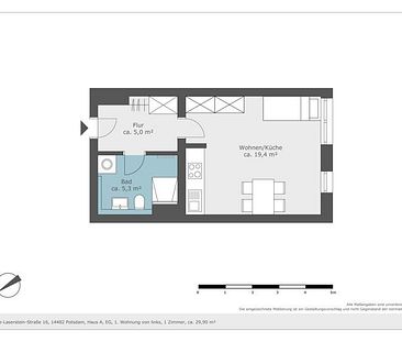 Schöne Wohnung: günstig geschnittenes 1-Zimmer-Appartment - Foto 4