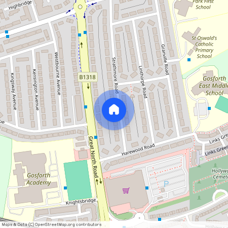 Strathmore Road, Gosforth, Newcastle Upon Tyne