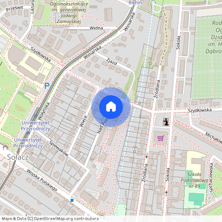 ul. Nad Potokiem, Sołacz, Jeżyce, Poznań, wielkopolskie