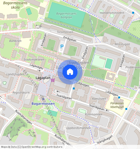 Lillåvägen **, Bagarmossen