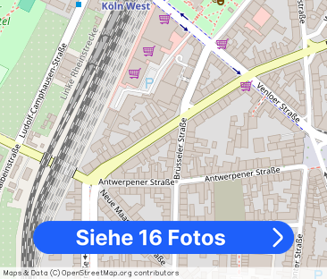 Chic möbliertes Apartment mit Aufzug im Herzen von Köln - Foto 1