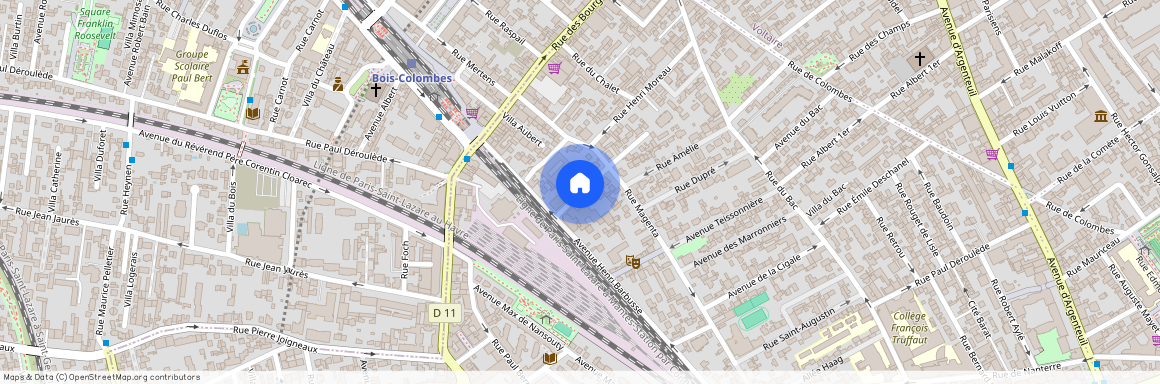 Avenue Sainte-Anne, Francja, Asnières-Sur-Seine