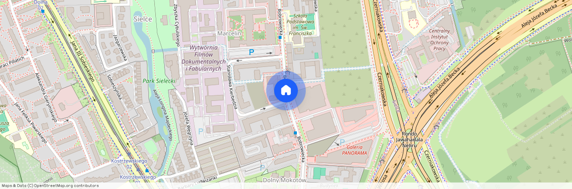 Warszawa, Mokotów, Sielce, Bobrowiecka