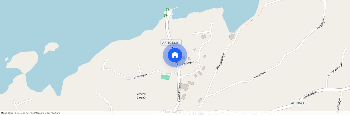 Havsbadsvägen, Ljusterö