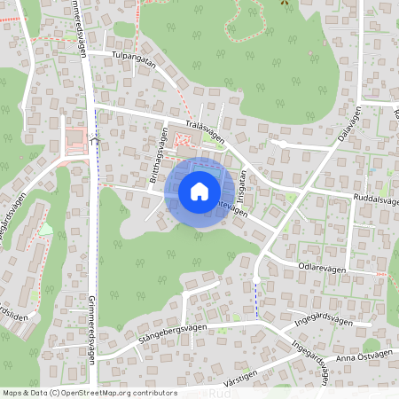 Skogsgläntevägen, Västra Frölunda