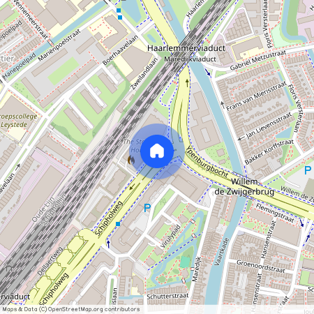 Stationskwartier, 2316 XD, Schipholweg, Leiden