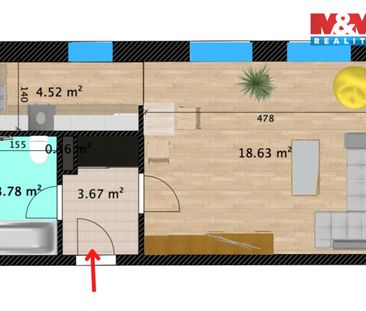 Pronájem bytu 1+kk a garsoniéry 29 m² - Photo 2
