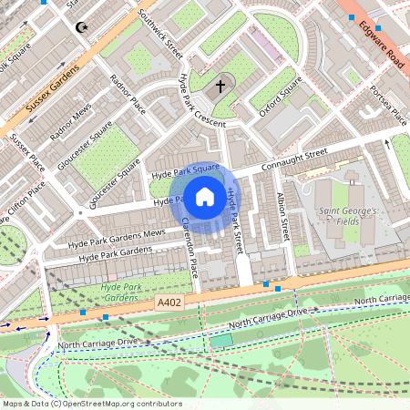 Hyde Park Square, London