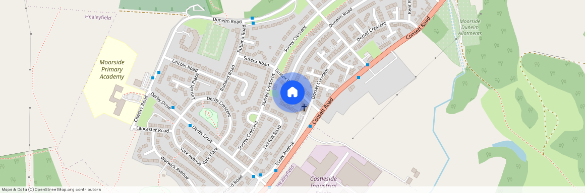 Donnington Place, Consett, DH8